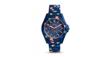 Correa de reloj (Combinación de correa + caja) Fossil ES4141 Silicona Multicolor